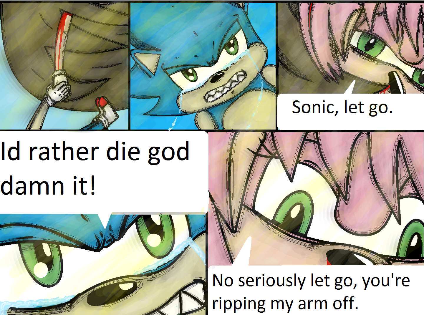 Sonamy.exe Love story (Finished) - Ch 1: It all started to Sonic